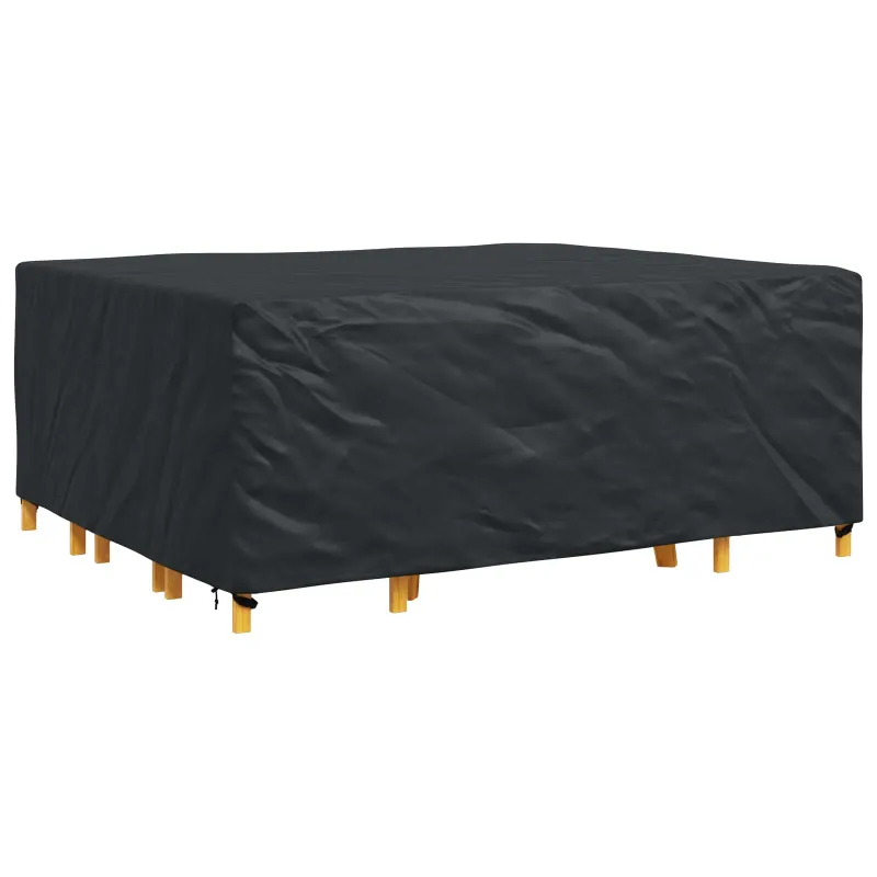 Baldų uždangalas Paprastas Juoda 250 x 210 x 70 cm 600D