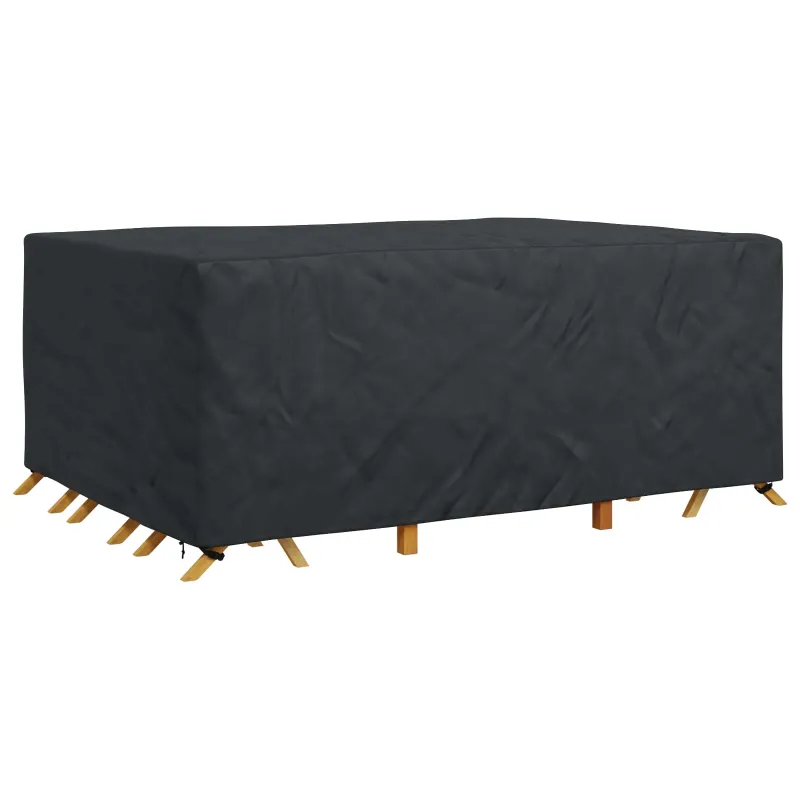 Baldų uždangalas Paprastas Juoda 280 x 204 x 106 cm 210D