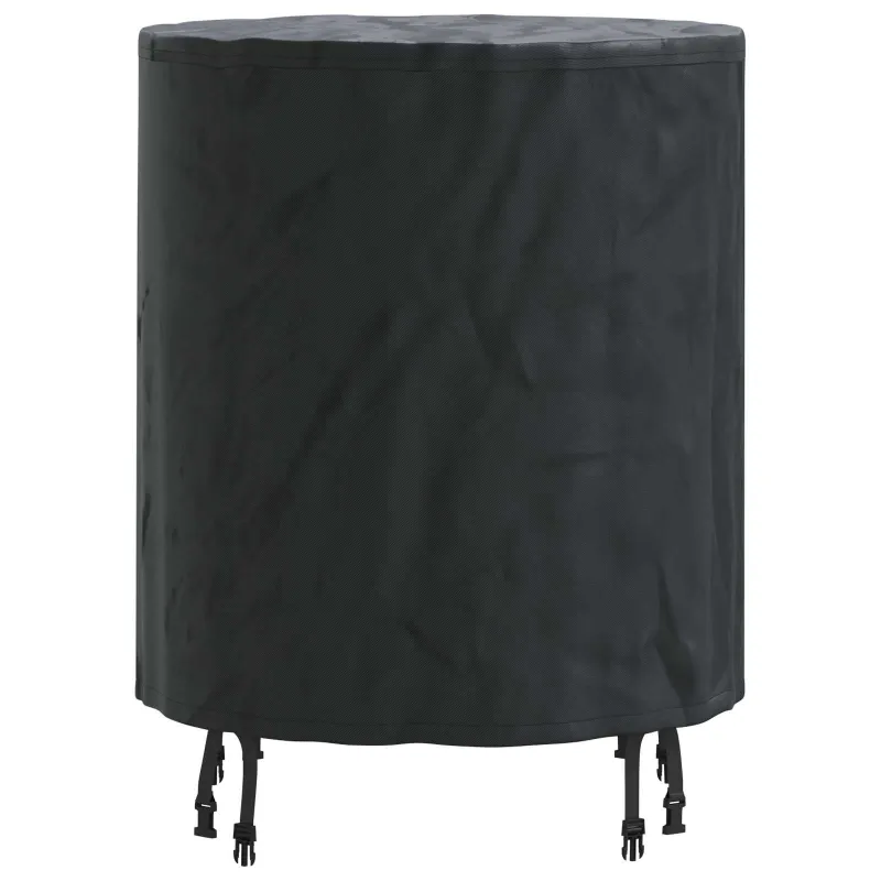 Stalo uždengimas Paprastas Juoda 62 x 62 x 70 cm audinys