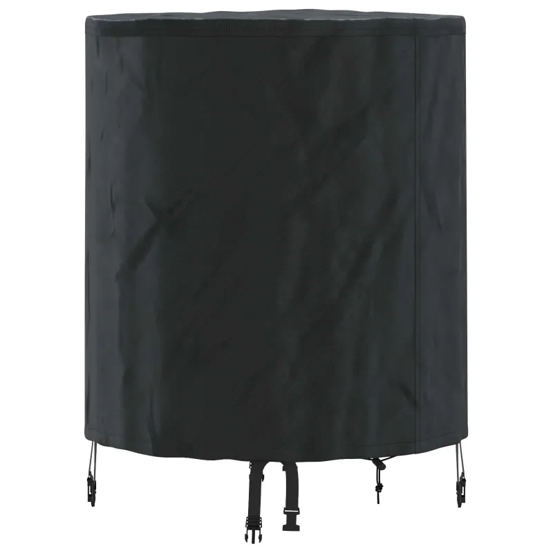 Stalo uždengimas Paprastas Juoda 62 x 62 x 70 cm audinys
