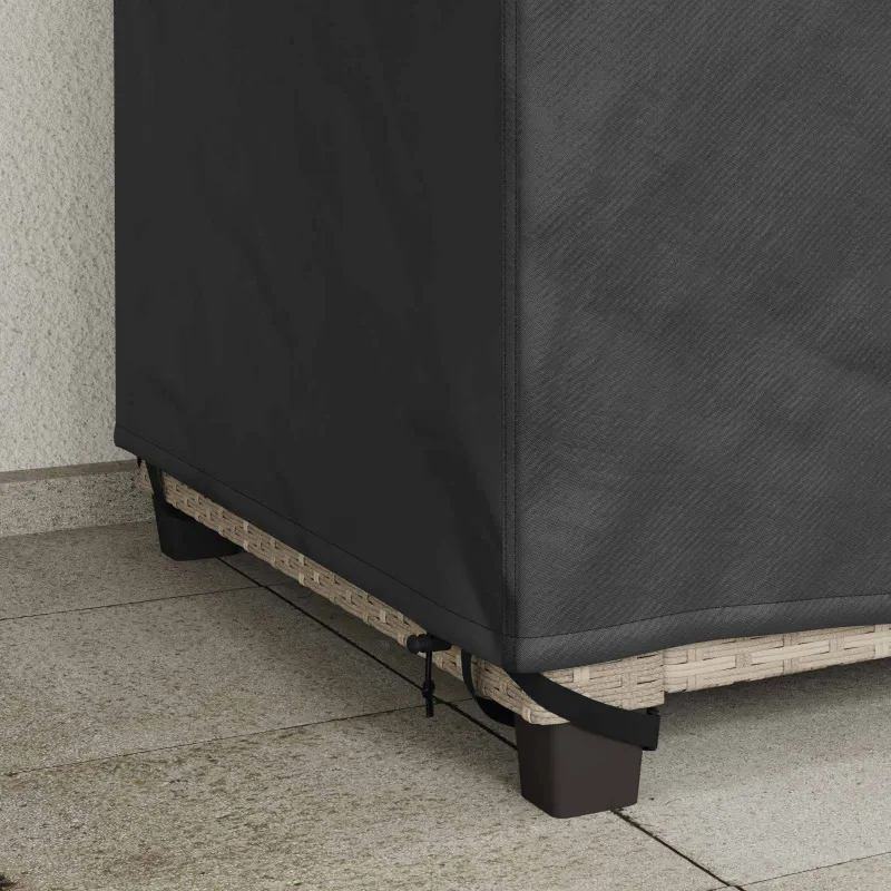 Sodo kėdės dangtis Juoda 96 x 79 x 74 cm 210D Oksfordo audinys