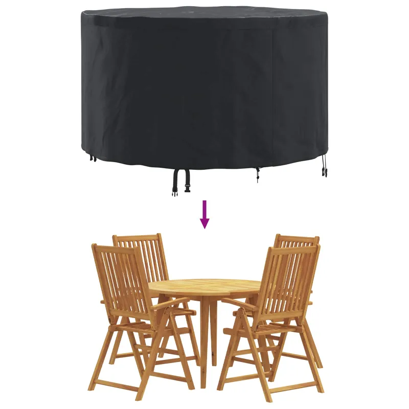 Baldų uždangalas Juodas 102 x 102 x 71 cm 420D Oxford audinys