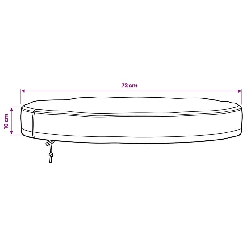 Lauko Stalo Uždangalas 72 x 72 x 10 cm 210D Oksfordo audinys