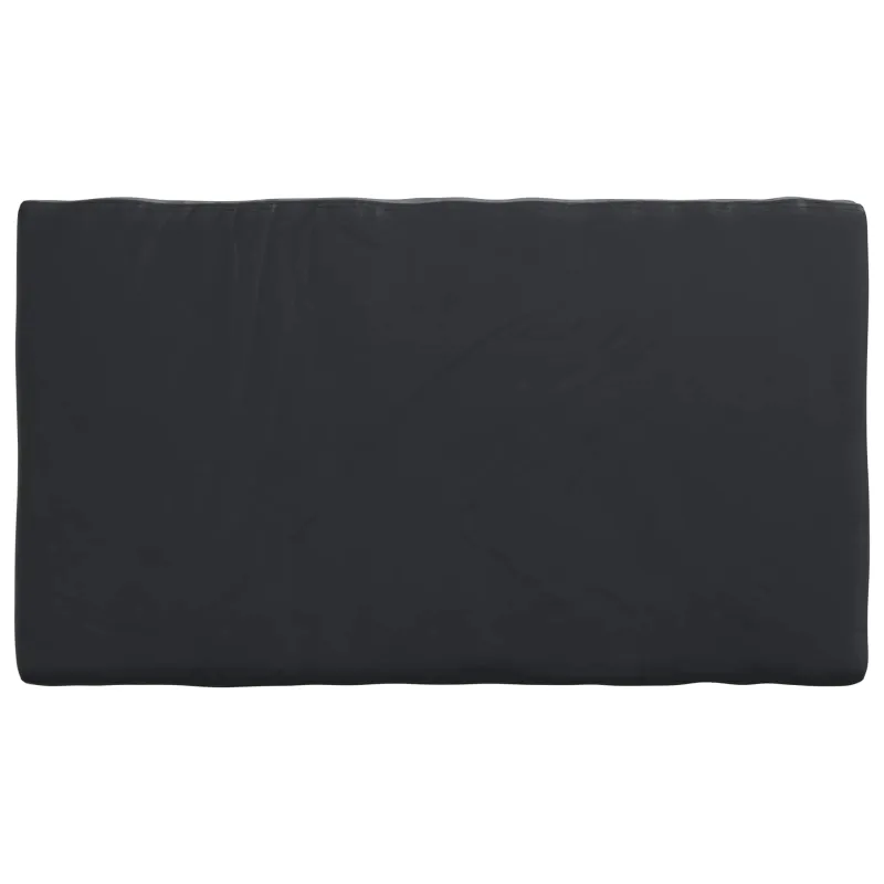 Stalo uždengimas Paprastas Juoda 122 x 72 x 15 cm audinys