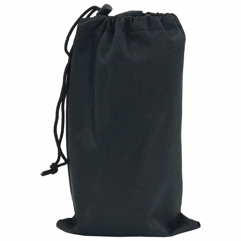 Stalo uždengimas Paprastas Juoda 122 x 72 x 15 cm audinys