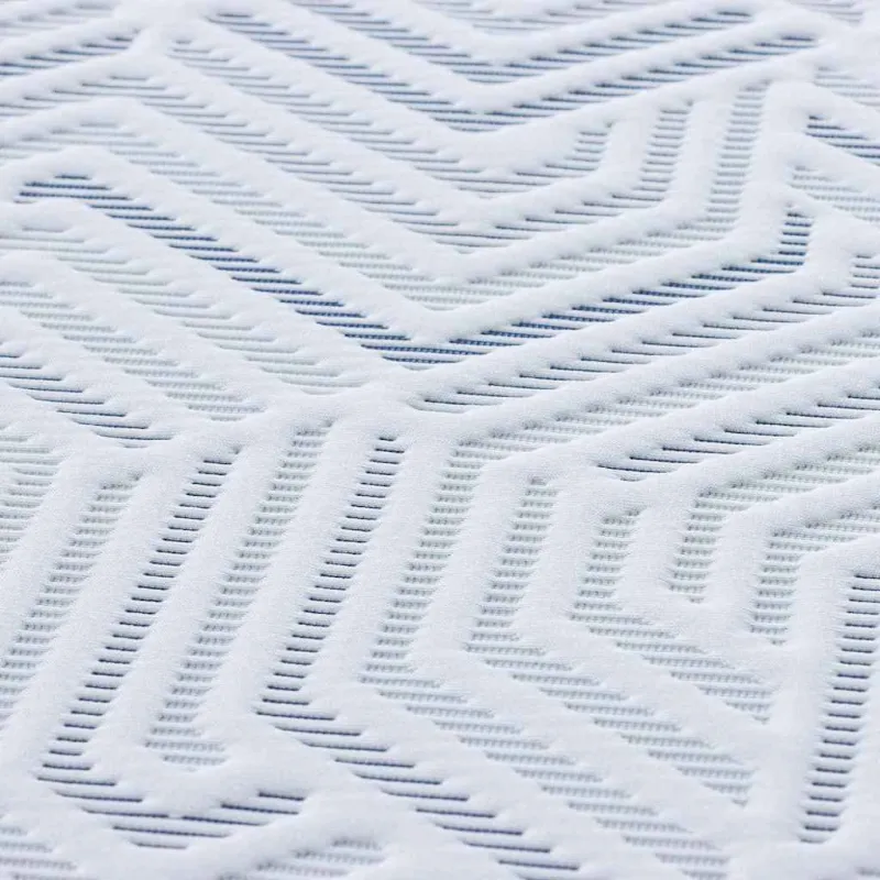 Čiužinio papildymas Balta 160 x 200 cm Žakardinis audinys