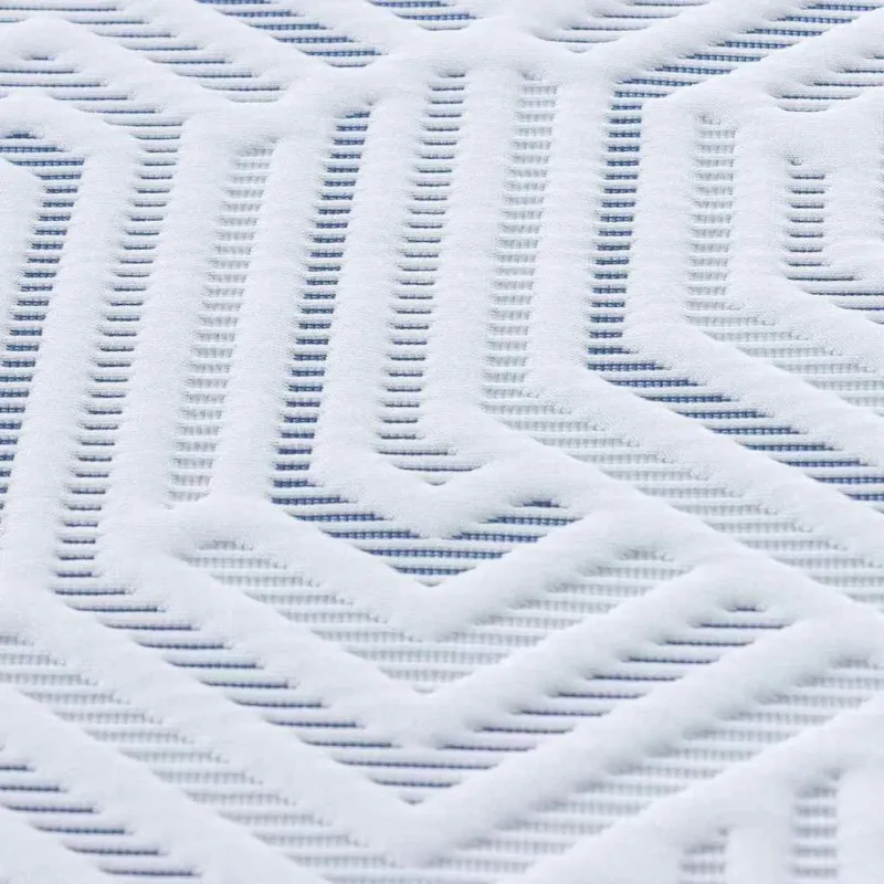 Čiužinio papildymas Balta 200 x 200 cm Žakardinis audinys