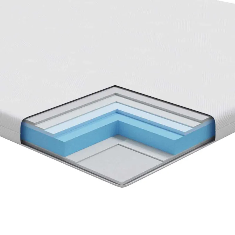 Čiužinio papildymas Balta 90 x 190 cm Žakardinis audinys
