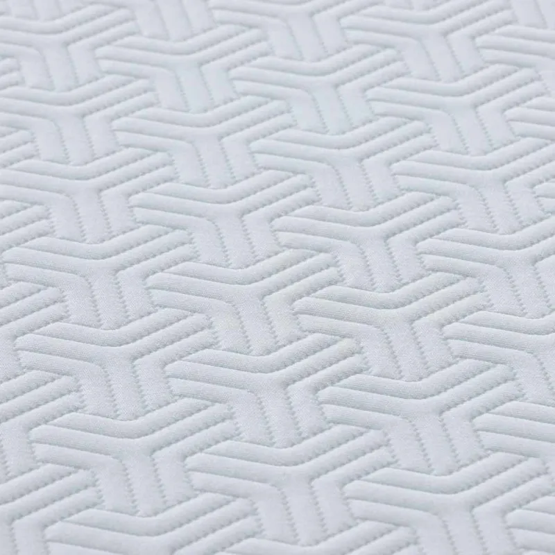 Čiužinys Balta ir pilka 80 x 200 cm Žakardinis audinys