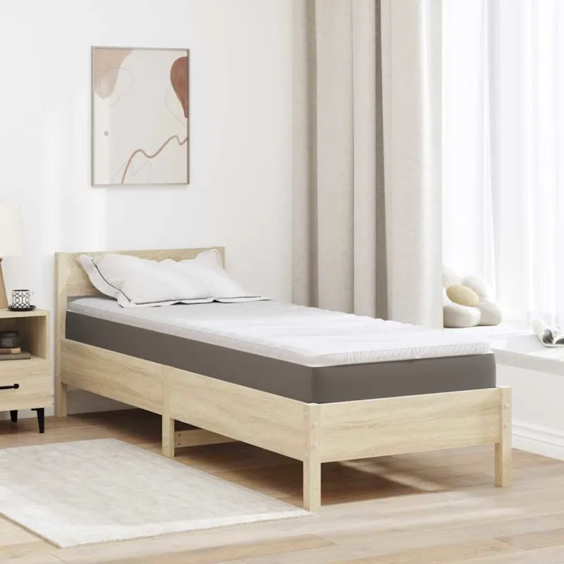 Čiužinio papildymas Balta 80 x 200 cm Megztas audinys