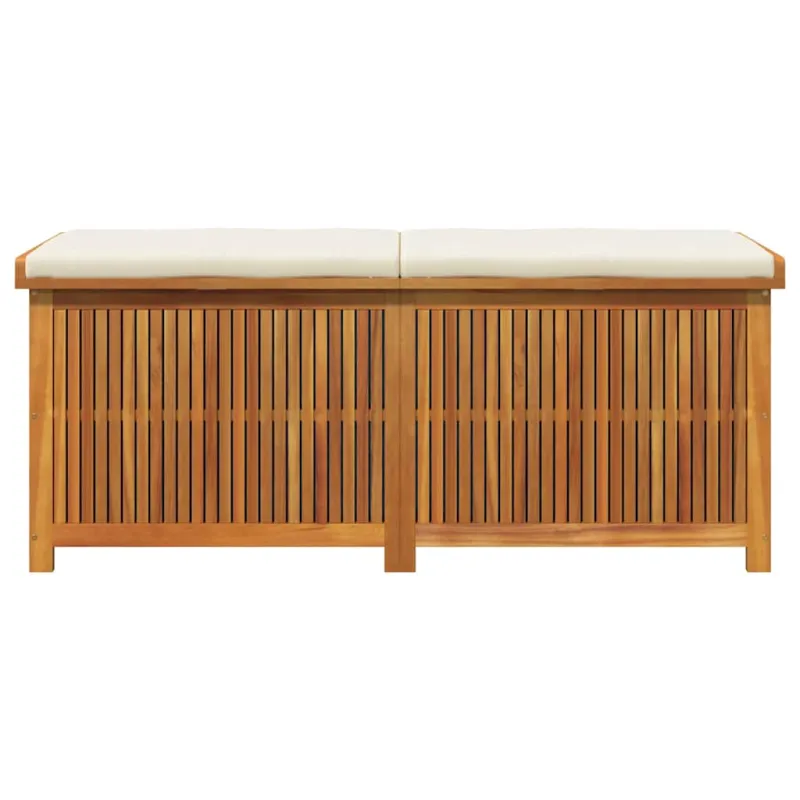 Lauko dėžė pagalvėlėms, 150x50x60,5 cm, akacijos masyvas