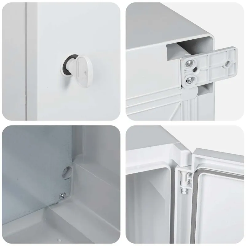 Control Cabinet Pilka 37 x 16,5 x 35 cm ABS plastikas