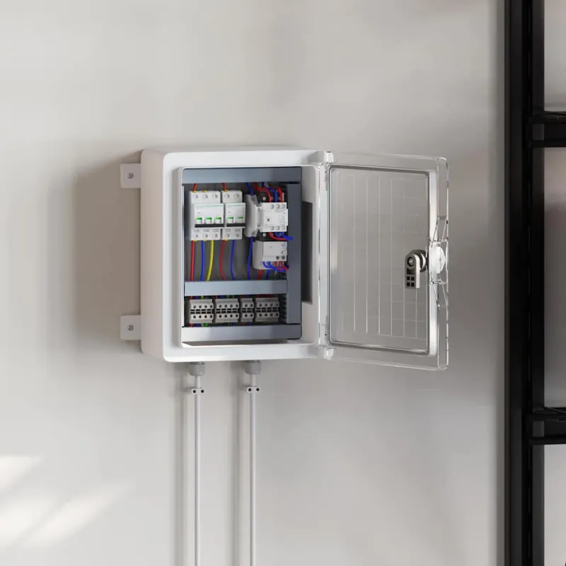 Control Cabinet Pilka 32 x 13 x 30 cm ABS plastikas
