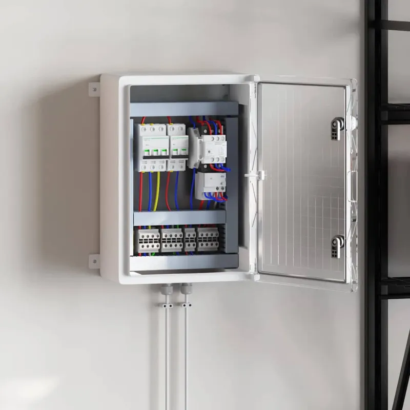 Control Cabinet Pilka 42 x 19,5 x 50 cm ABS plastikas
