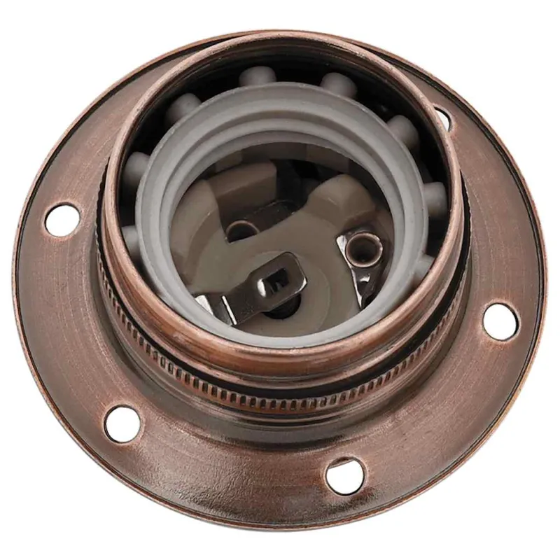 lempų laikikliai 2 vnt Red Bronze E27