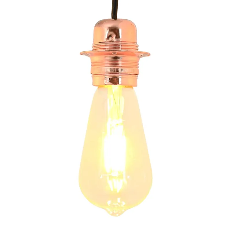 lempų laikikliai 2 vnt Rose Gold E27