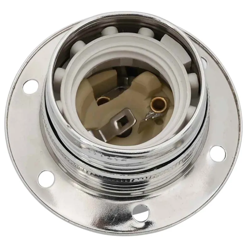 lempų laikikliai 2 vnt Satin Nickel E27