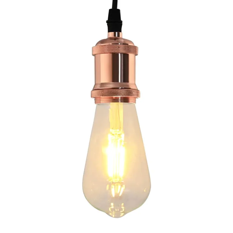 lempų laikikliai 2 vnt Rose Gold E27