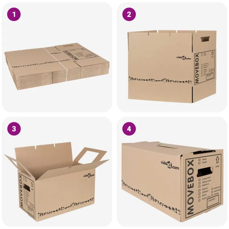 Kraustymo dėžė 20 pcs Natūrali 59 x 31,5 x 31,5 cm Kartonas