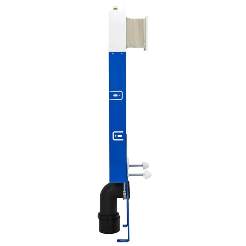 Cisternos rėmas su saugykla Balta 50 x 8 x 131 cm Plienas