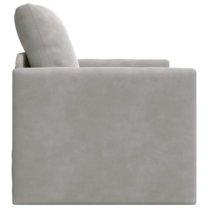 Sofa lova Šviesiai pilka 74 x 77 x 81 cm Aksomas