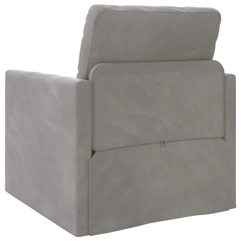 Sofa lova Šviesiai pilka 74 x 77 x 81 cm Aksomas
