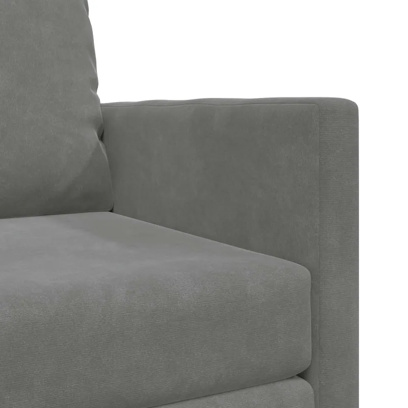 Sofa lova Tamsiai pilka 74 x 77 x 81 cm Aksomas