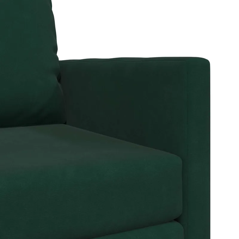 Sofa lova Tamsiai žalia 74 x 77 x 81 cm Aksomas