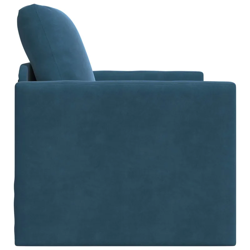 Sofa lova Mėlyna 74 x 77 x 81 cm Aksomas
