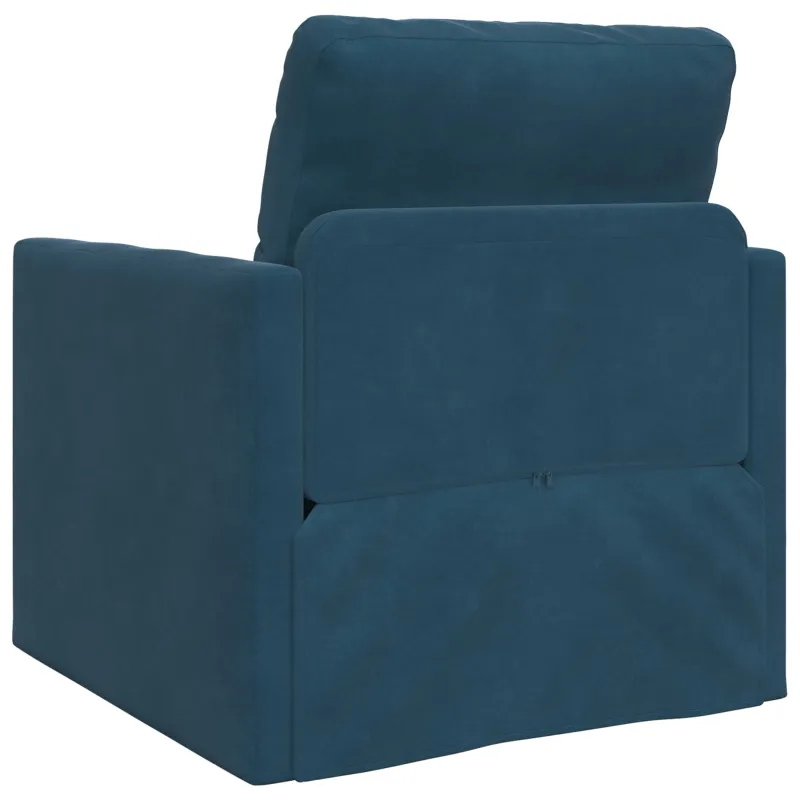 Sofa lova Mėlyna 74 x 77 x 81 cm Aksomas