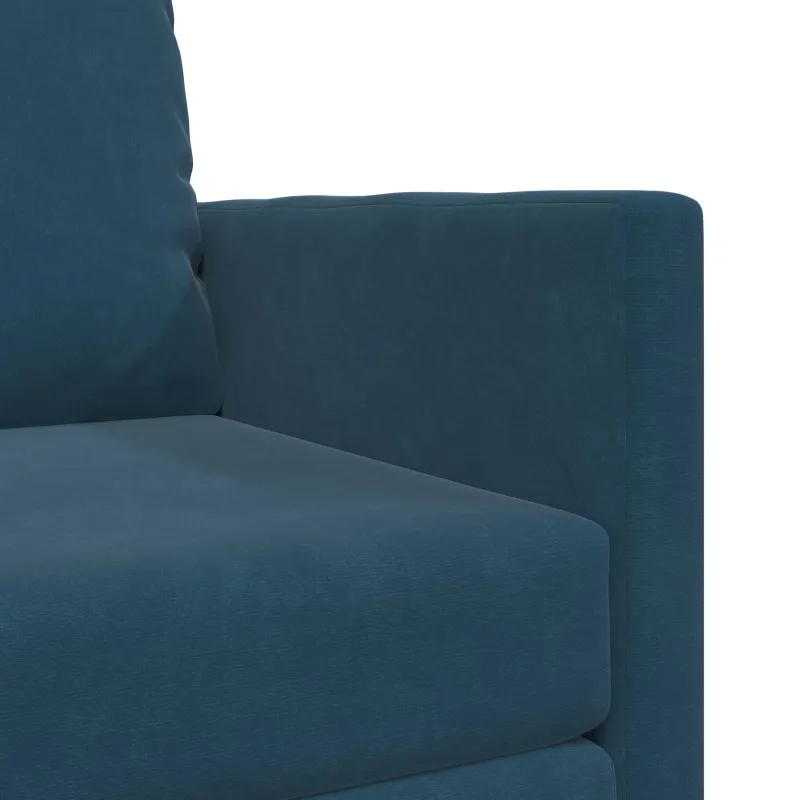 Sofa lova Mėlyna 74 x 77 x 81 cm Aksomas