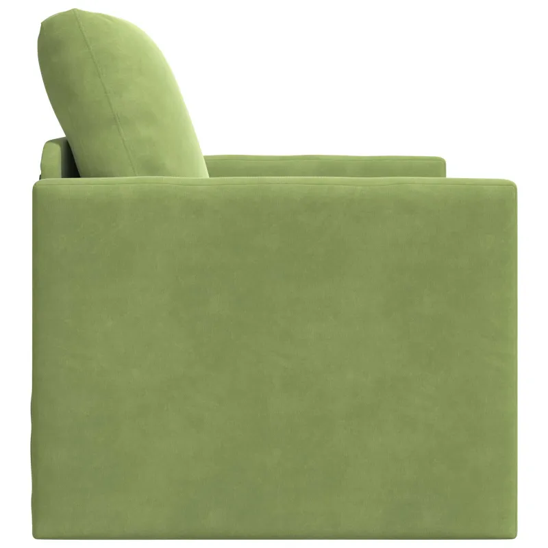 Sofa lova Šviesiai žalia 74 x 77 x 81 cm Aksomas