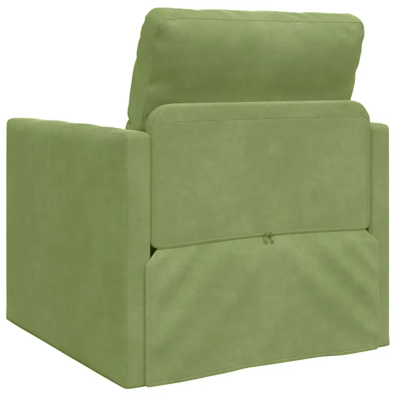 Sofa lova Šviesiai žalia 74 x 77 x 81 cm Aksomas