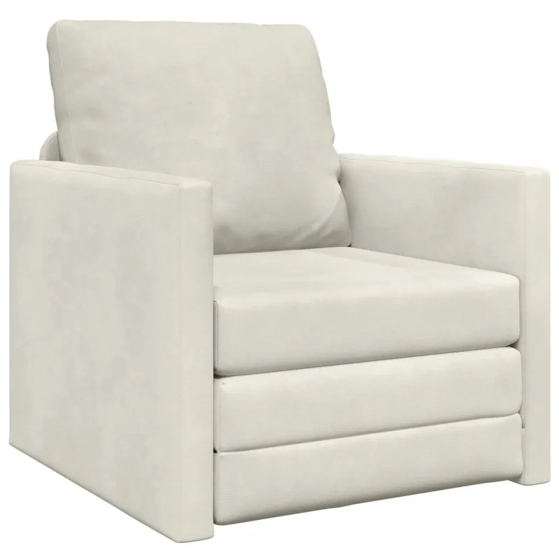 Sofa lova Kreminė 74 x 77 x 81 cm Aksomas