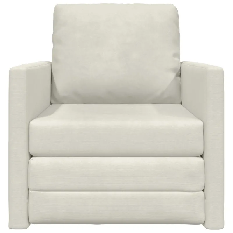 Sofa lova Kreminė 74 x 77 x 81 cm Aksomas