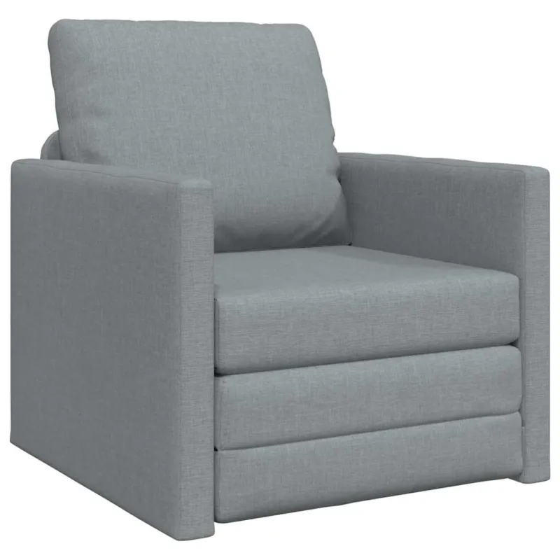 Sofa lova 60cm Šviesiai pilka audinys