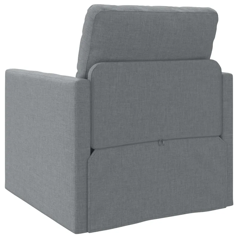 Sofa lova 60cm Šviesiai pilka audinys