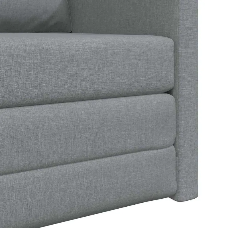 Sofa lova 60cm Šviesiai pilka audinys
