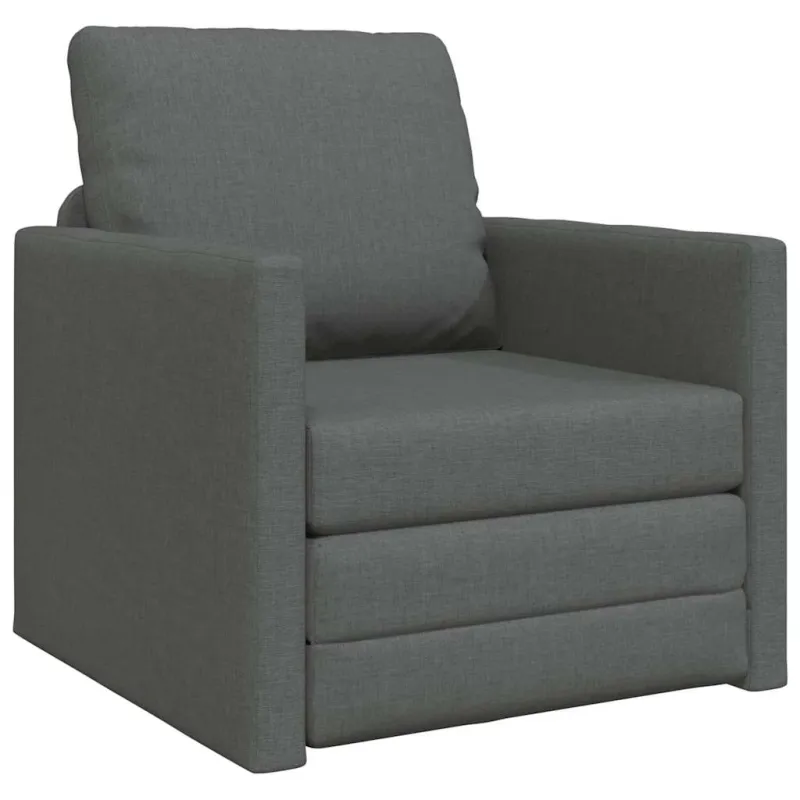 Sofa lova 60cm Tamsiai pilka audinys