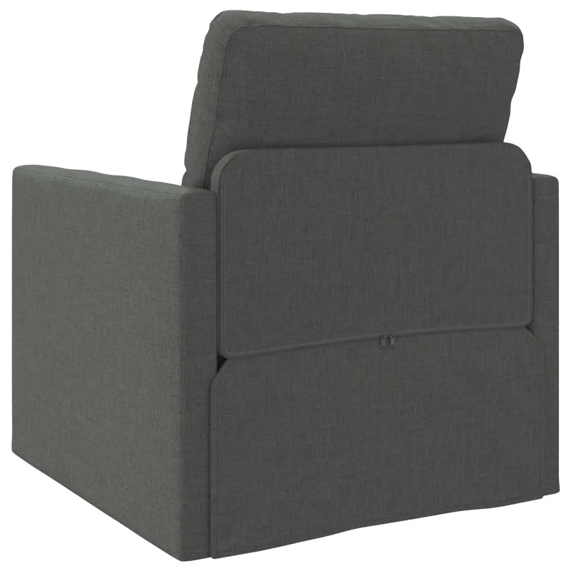 Sofa lova 60cm Tamsiai pilka audinys