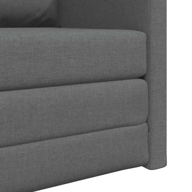 Sofa lova 60cm Tamsiai pilka audinys