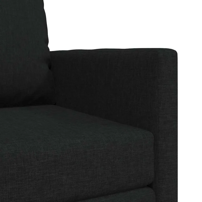 Sofa lova Juoda 74 x 77 x 81 cm audinys