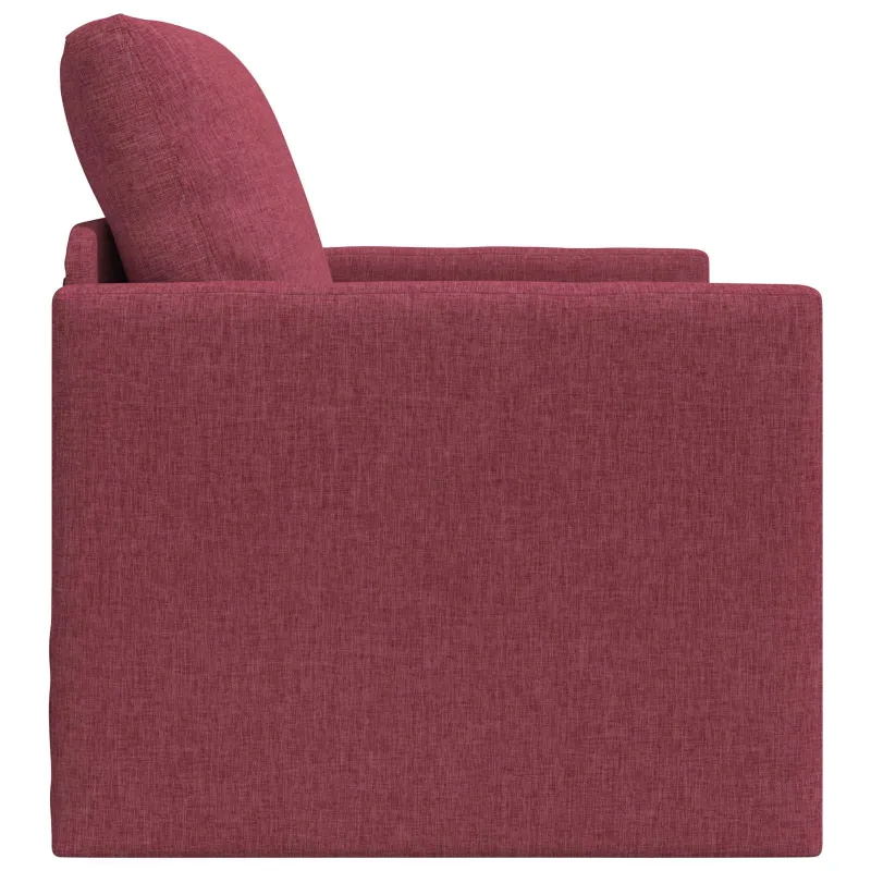 Sofa lova Vyno raudona 74 x 77 x 81 cm audinys