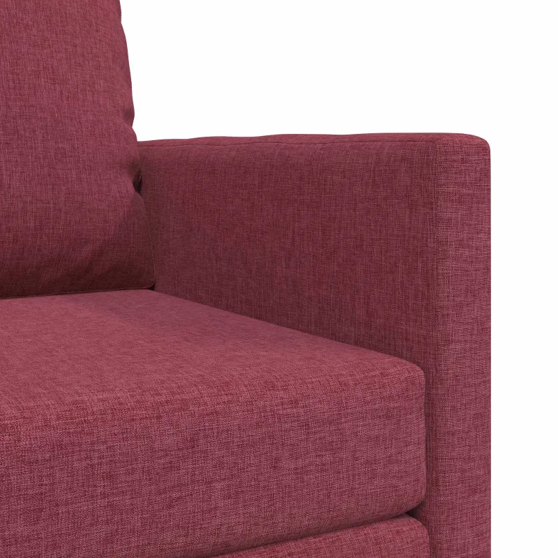 Sofa lova Vyno raudona 74 x 77 x 81 cm audinys
