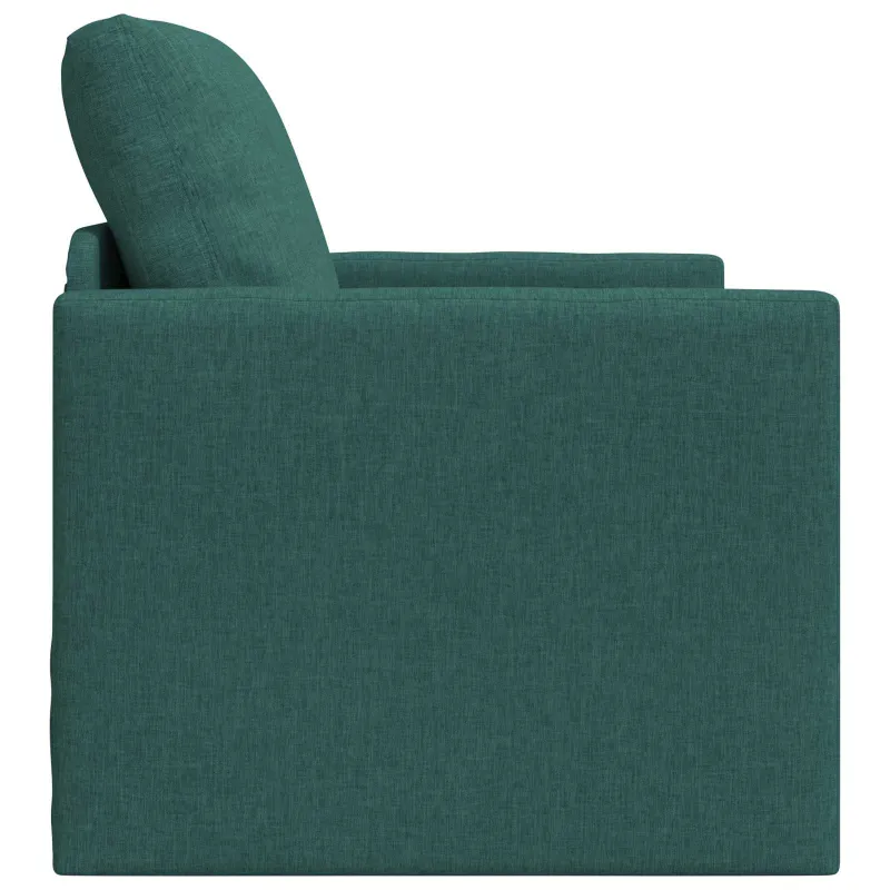 Sofa lova Tamsiai žalia 74 x 77 x 81 cm audinys