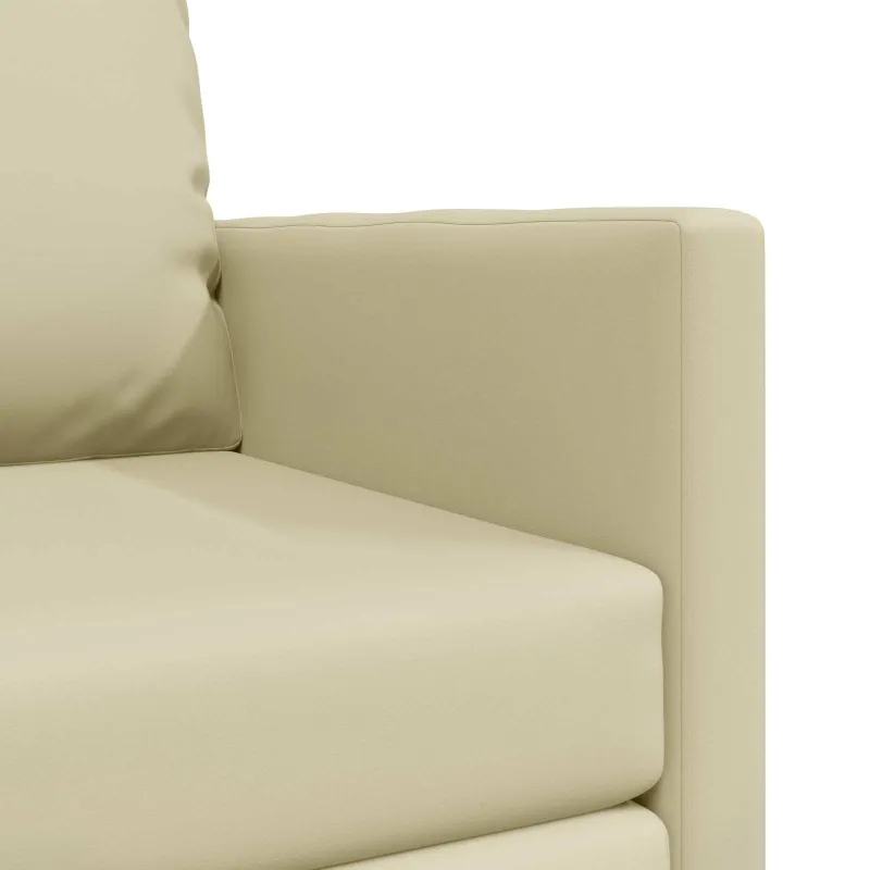 Sofa lova 60cm Kreminė Dirbtinė Oda