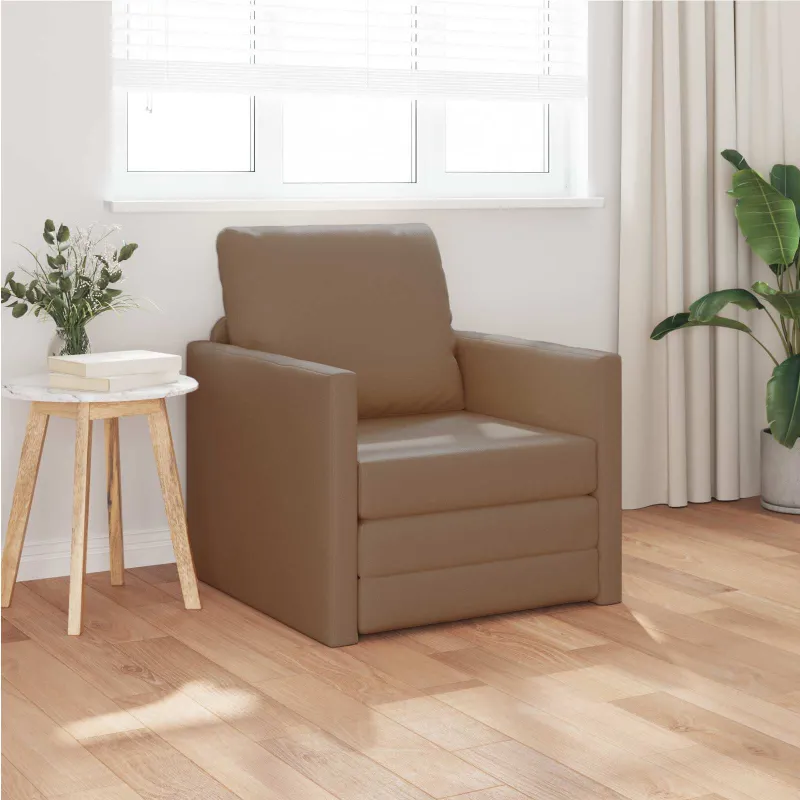Sofa lova 60cm Kapučino Dirbtinė Oda