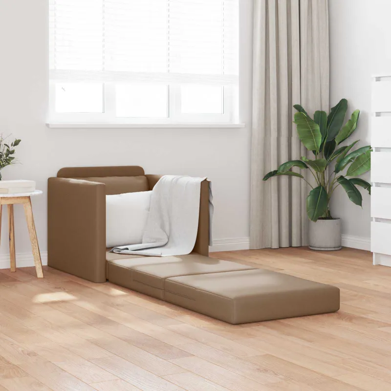 Sofa lova 60cm Kapučino Dirbtinė Oda