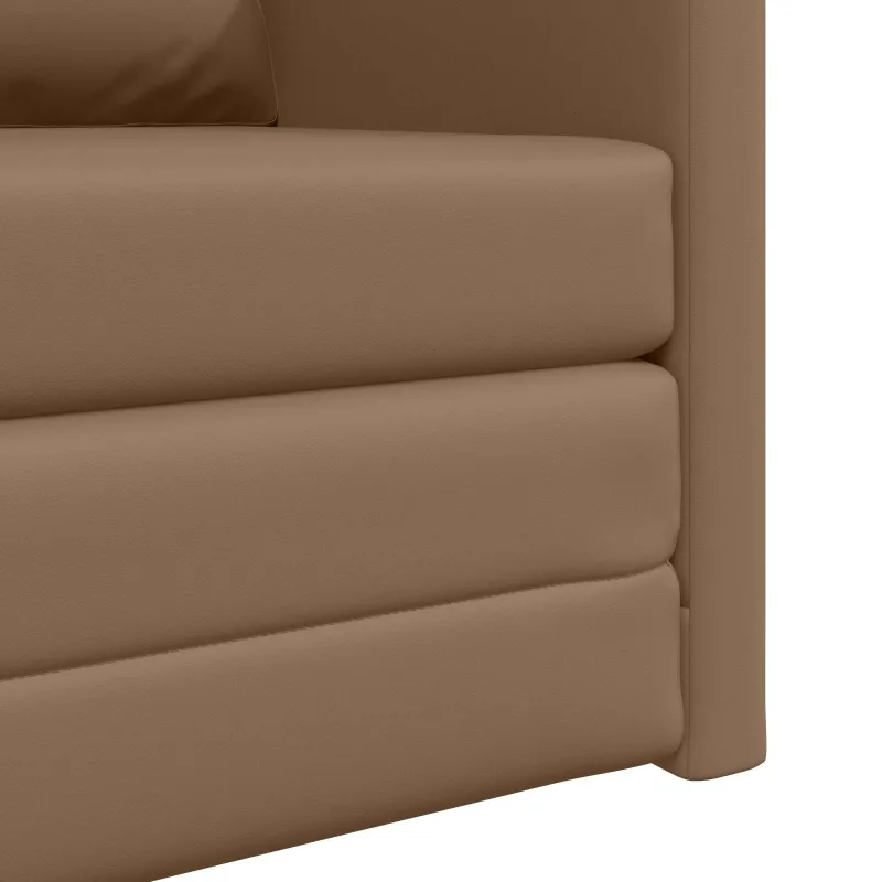 Sofa lova 60cm Kapučino Dirbtinė Oda