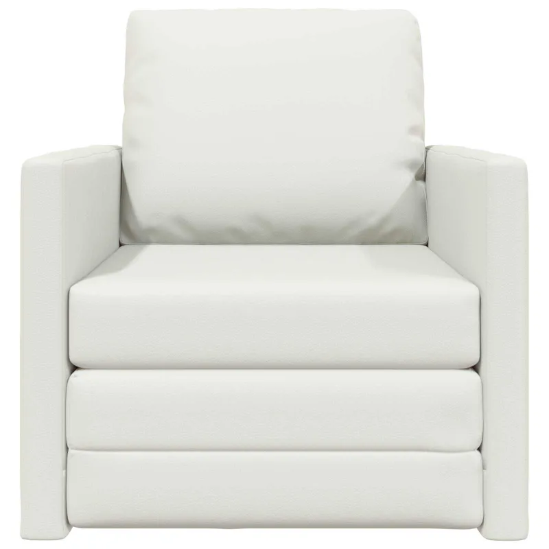 Sofa lova 60cm Balta Dirbtinė Oda